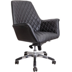 Кресло поворотное MELODY, ECO, черный