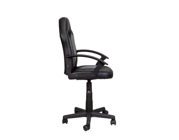 Кресло поворотное RACE, серый+черный