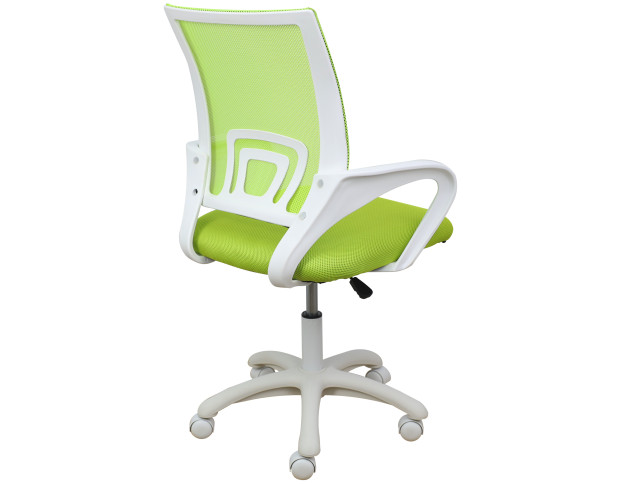 Кресло поворотное RICCI, WHITE (салатовый)