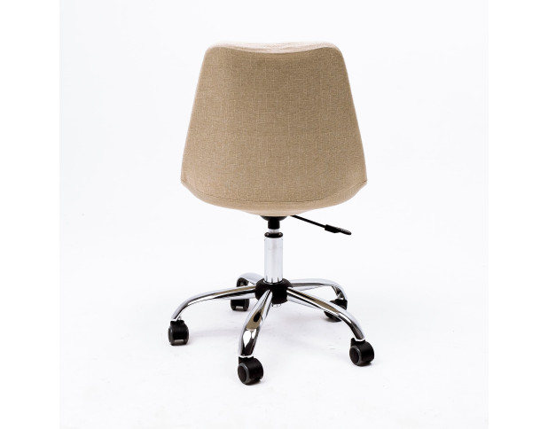 Кресло поворотное SHELL, ткань, (светло-бежевый)