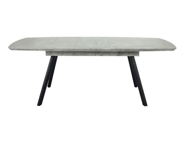 Стол ACCENT, 160(200)*90*75 (Бетон/черный)