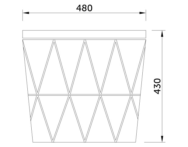 Стол журнальный JUMBO, белый/белый, d 480*430