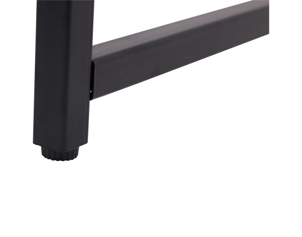 Стол письменный OPAL, темный орех/черный металл, 1000*600*750