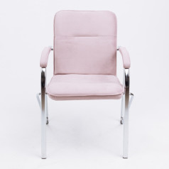 Стул "SAMBA AKS-1" арт. G000.091, ткань VELUTTO 11 лиловый, мягкие подлокотники