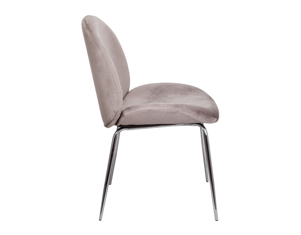 Стул ADAM, бежевый велюр HLR-09/хром