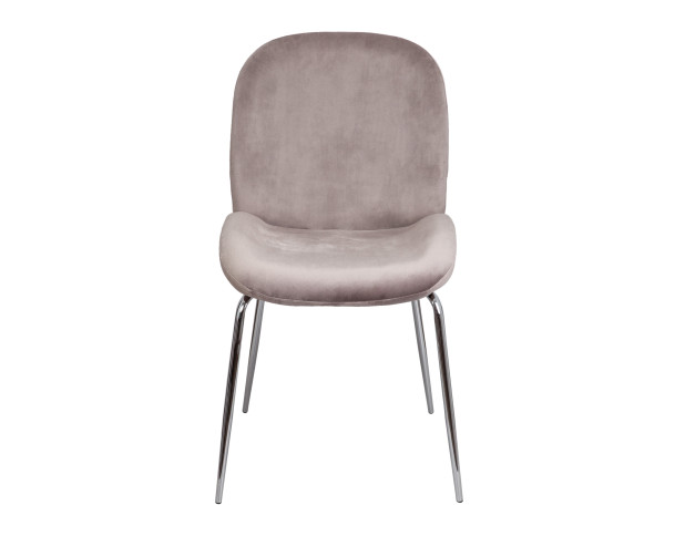 Стул ADAM, бежевый велюр HLR-09/хром