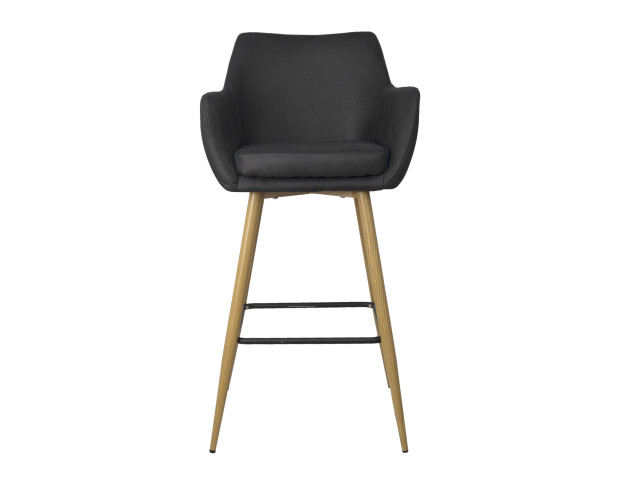Стул ALTER, барный, черная ткань 101/дерево