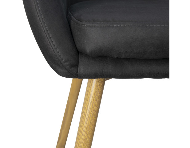 Стул ALTER, барный, черная ткань 101/дерево