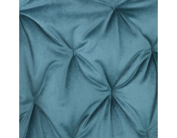 Стул DINAR, морская волна велюр/черный