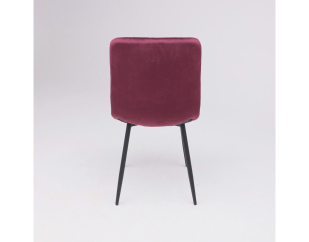 Стул FIONA, винный велюр G062-35/черный