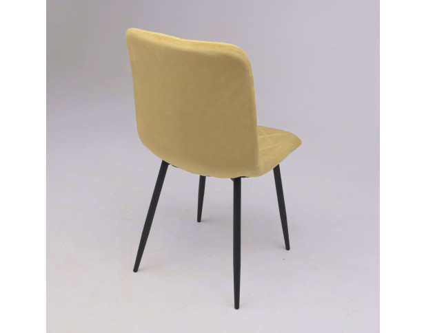 Стул FIONA, карри велюр G062-22/черный