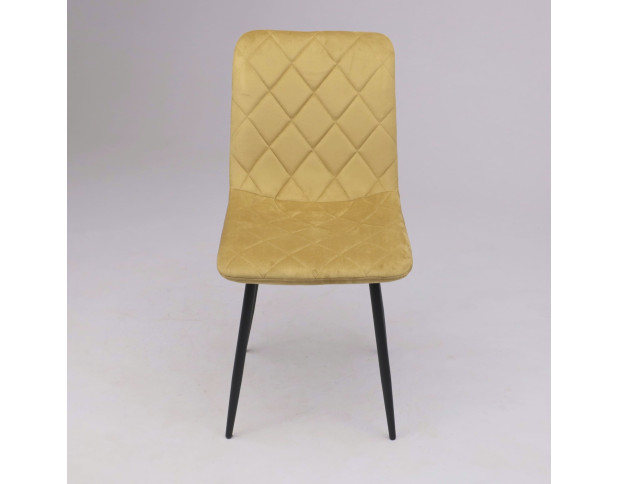 Стул FIONA, карри велюр G062-22/черный