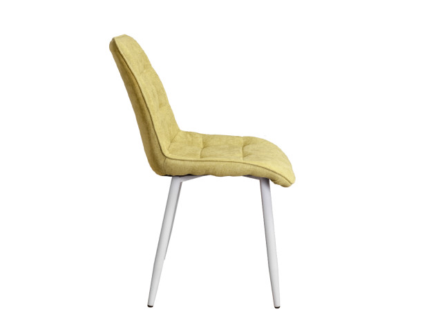 Стул FRED, горчичный 1701-09/белый