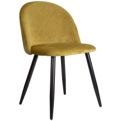 Стул HONNOR, оливковый велюр HLR-53/черный