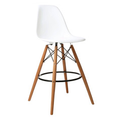 Стул KORD HOKER, белый/дерево