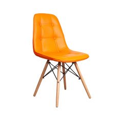 Стул KORD, оранжевый/дерево