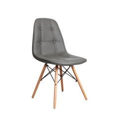 Стул KORD, серый/дерево