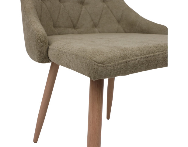 Стул LARA, бежевая ткань1701-03/дуб