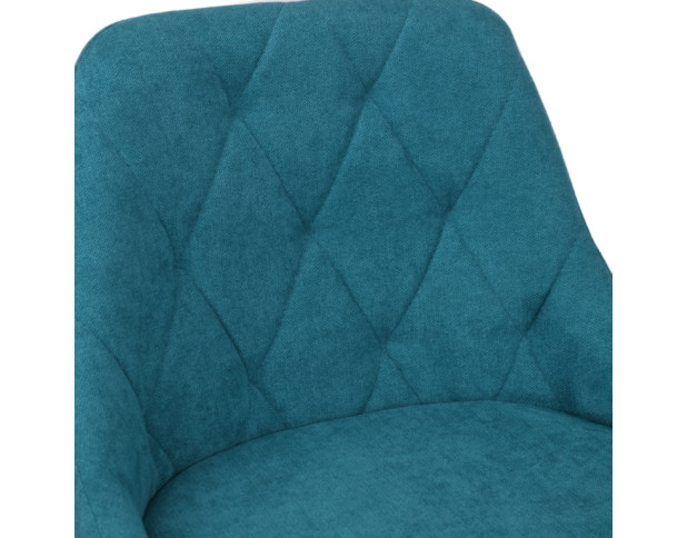 Стул LARA,2 , барный, бирюзовая ткань 1701-21/дуб