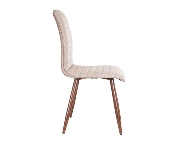 Стул MAKO, (бежевый/темный орех)