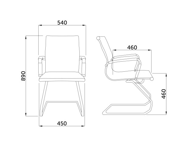 Стул MARIANI, NEW, ECO, черный