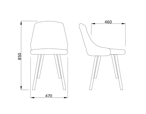 Стул MEGAN, зеленый велюр HLR56/черный