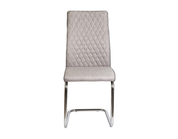 Стул RONALD, бежевая ткань Seattle-001/хром