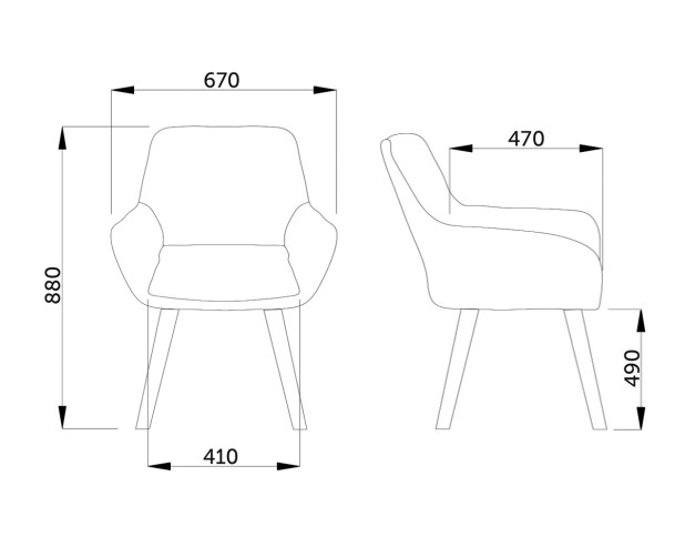 Стул SOFT, темно-зеленый
