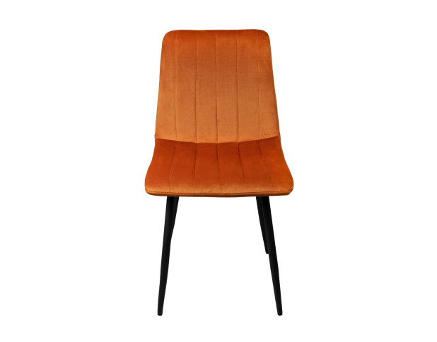 Стул SOLAR, кирпичный велюр/черный