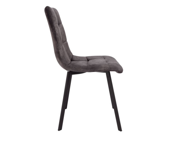 Стул VERMONT VINTAGE, винтажный серый велюр UF912-6/черный