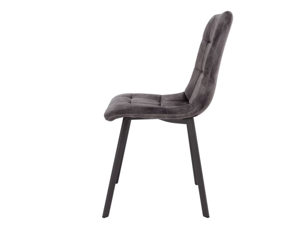 Стул VERMONT VINTAGE, винтажный серый велюр UF912-6/черный