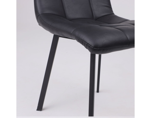 Стул VERMONT, черный эко-кожа R-12/черный