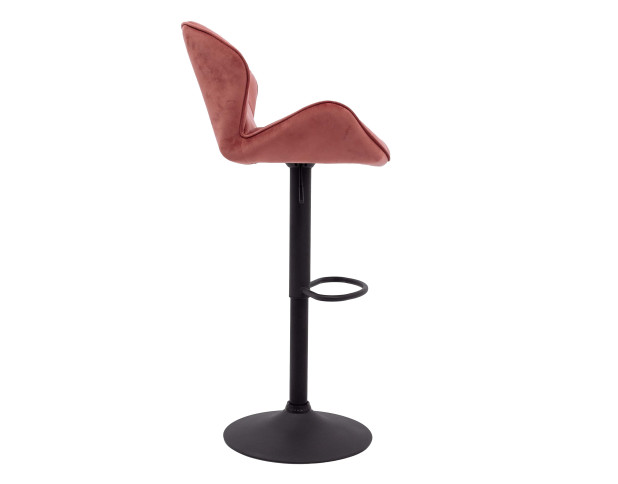 Стул барный BERLIN, (терракотовый велюр HCJ-23/черный)