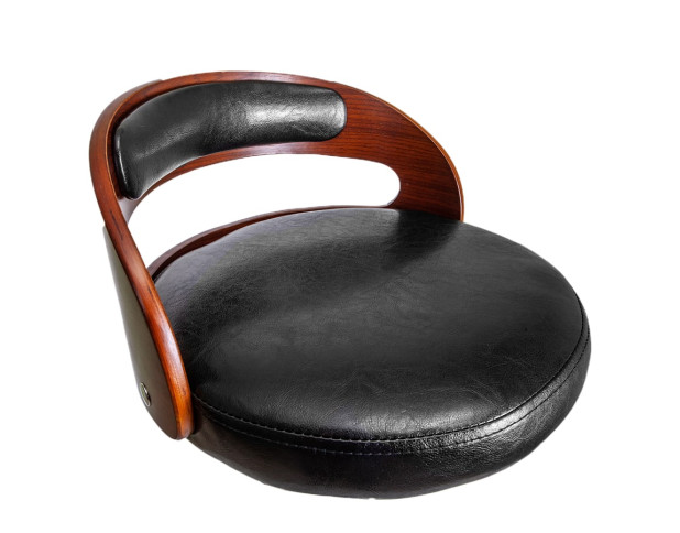 Стул барный BRUNO, черный/хром