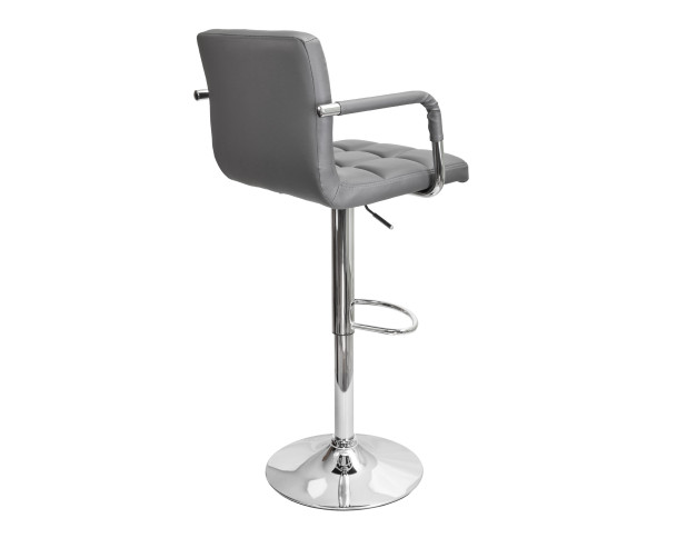 Стул барный OREGON, (серый/хром)