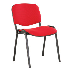 Стул на раме ISO BLACK, (C-16, красный)
